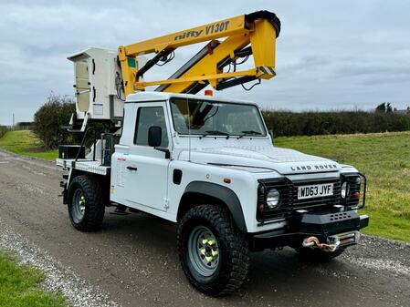LAND ROVER DEFENDER 2.2 TDCi NIFTY LIFT CHERRY PICKER ACCESS PLATFORM 